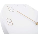 Horloge en métal chiffres gravés charm