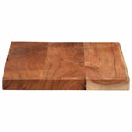 vidaXL Dessus de table 60x40x3 8 cm rectangulaire bois massif d'acacia