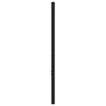 vidaXL Tête de lit chêne fumé 75 cm fer et bois d'ingénierie