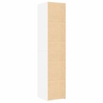 vidaXL Buffet haut blanc 40x42 5x185 cm bois d'ingénierie