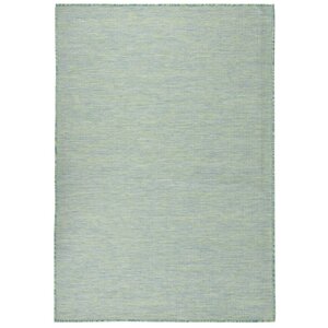 vidaXL Tapis à tissage plat d'extérieur 160x230 cm Turquoise