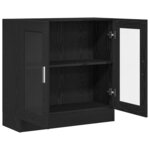 vidaXL Bibliothèque Chêne noir 82.5 x 30.5 x 80 cm Bois d'ingénierie