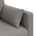 vidaXL Canapé Taupe 158 x 78 x 80 cm tissu