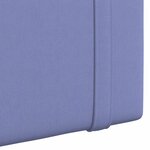 vidaXL Tête de lit suspendue Bleu denim Tissu