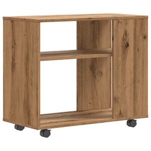 vidaXL Table d'appoint chêne artisanal 70x35x55 cm bois d'ingénierie