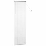 vidaXL Store de Fenêtre avec des rideaux Autre Argenté 80 x 130 cm Aluminium