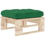 vidaXL Pouf palette de jardin bois de pin imprégné