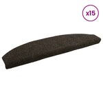 vidaXL Tapis d'escalier auto-adhésifs 15 pièces 80 x 24 5 x 3 5 cm