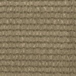 vidaXL Écran de balcon Taupe 120x500 cm PEHD