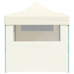 vidaXL Tente de réception pliable crème 3 x 6 m