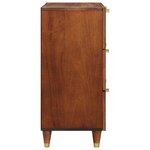 vidaXL Buffet Marron 60 x 33 x 75 cm Bois de mangue massif