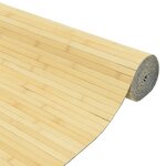 vidaXL Cloison de séparation naturel clair 165x400 cm bambou