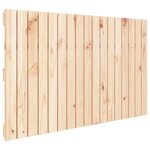 vidaXL Tête de lit murale 108x3x60 cm Bois massif de pin