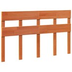 vidaXL Cadre de lit sans matelas cire marron 160x200cm bois pin massif