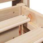 vidaXL Cadre de lit sans matelas 90x190 cm bois de pin massif