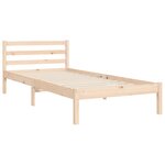 vidaXL Cadre de lit sans matelas bois massif