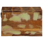 VidaXL Meuble TV mural 40x30x19 cm bois massif de récupération