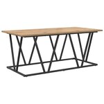 vidaXL Table basse Chêne artisanal 100 x 50 x 40 cm