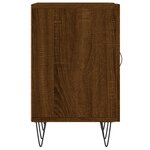 vidaXL Meuble TV chêne marron 150x30x50 cm bois d'ingénierie