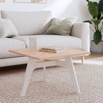 vidaXL Dessus de table 60x60x1 5 cm carré bois massif de hêtre