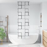 vidaXL Store enrouleur de douche 80x240 cm largeur du tissu 76 cm