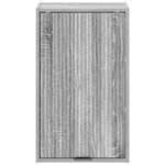 vidaXL Cabinet de salle de bain Sonoma gris 39 x 23.5 x 65 cm