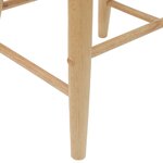 vidaXL Chaises de salle à manger 2 Pièces Naturel 46 x 37 x 63 cm