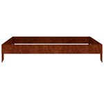 vidaXL Lit surélevé de jardin 100x100x18 5 cm acier corten