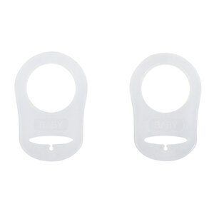 Adaptateur de sucette en silicone 2 pièces