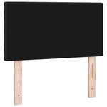 Tête de lit LED vidaXL Design en blocs de diamant Noir 80 cm Tissu