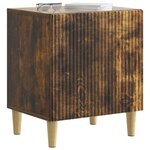vidaXL Cabinet de chevet Chêne fumé 43 x 34 5 x 50 cm