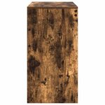 vidaXL Bureau Chêne fumé 80 x 40 x 76 cm