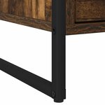 vidaXL Table de chevet Chêne Fumé 50 x 39 5 x 50 cm Bois d'ingénierie