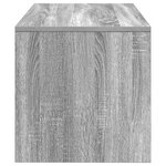 vidaXL Meuble TV sonoma gris 80x40x40 cm bois d'ingénierie