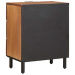 vidaXL Cabinet de chevet Marron 50 x 33 x 62 cm Bois de mangue massif
