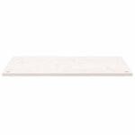 vidaXL Dessus de bureau blanc 100x60x2 5 cm bois massif de pin