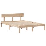 vidaXL Cadre de lit sans matelas 140x190 cm bois de pin massif