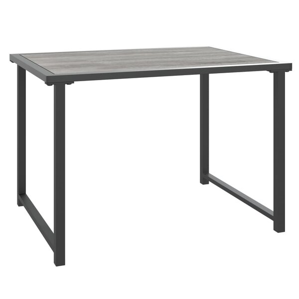 vidaXL Table de jardin anthracite 55x40x37 cm acier