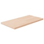 vidaXL Panneau d'étagère 40x20x1 5 cm Bois de chêne massif non traité