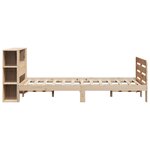 vidaXL Cadre de lit sans matelas 120x200 cm bois de pin massif