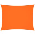 vidaXL Voile de parasol tissu oxford rectangulaire 2x3 m orange