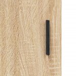 vidaXL Buffet haut Chêne sonoma 34 5x34x180 cm Bois d'ingénierie