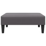 vidaXL Repose-pied gris 77x55x31 cm similicuir