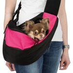 TRIXIE Sac de transport en élingue pour animaux Rose et Noir 28956