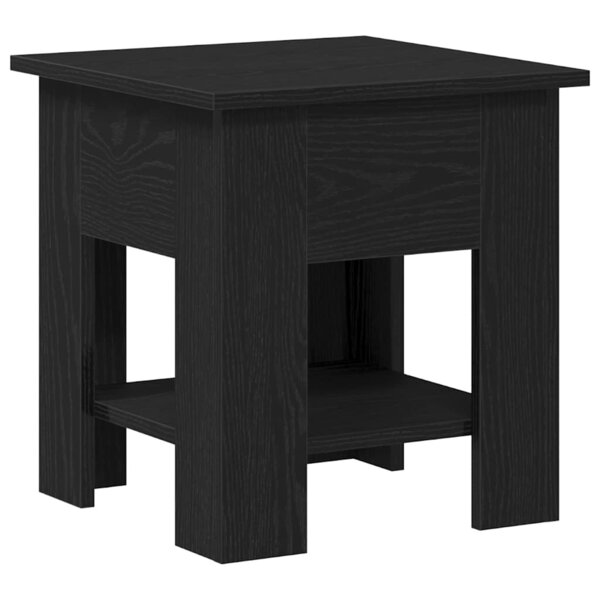 vidaXL Table basse Chêne noir 40 x 40 x 42 cm Bois d'ingénierie