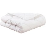 Couette 75 x 120 cm chaude 100  polyester Fibre creuse siliconée - 1 personne - Blanc
