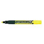 Marqueur craie WET ERASE CHALK MARKER Pointe moyenne Biseau Jaune PENTEL