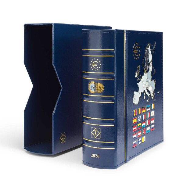 Album Vista annuel pour les monnaies euros 2026.