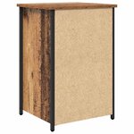 vidaXL Cabinet de chevet Marron 40 x 36 x 60 cm Bois Recyclé Solide