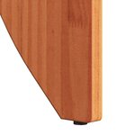 vidaXL Table basse 2 Pièces Marron cire 41 5 x 41 5 x 44 cm